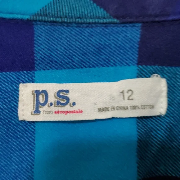Ps by aeropostale flannel unisex - Picture 2 of 3